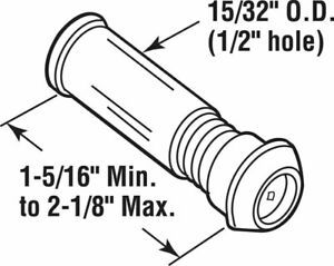 Prime-Line U9895 Solid Brass 160 Degree Door Viewer 15/32 Bore Dia. in.