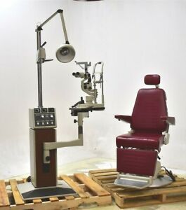 Topcon Sl-2D Slit Lamp 115V Medical Optometry Unit + Exam Chair + Light
