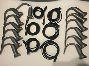 Lot Of 13 Glidescope Titanium T3 T4 Lopro Blades AVL Video Laryngoscope 6 Cables