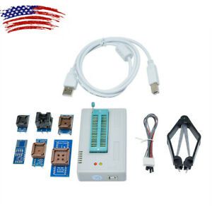USB TL866II Plus Programmer FLASH Adapters Socket EPROM BIOS AVR MCU PIC
