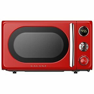 Galanz GLCMKA07RDR-07 Microwave Oven, LED Lighting, Pull 0.7 Cu.Ft