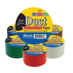 Duct Tape | Assorted Colored | Black | Silver | 6-Count