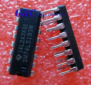 10PCS SN74LS193N TI IC 4-BIT UP/DOWN COUNTER 16-DIP NEW GOOD QUALITY Z83