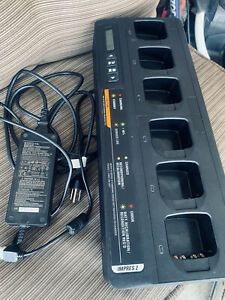 MOTOROLA PMPN4283A &#034;IMPRES 2&#034; MULTI SIX UNIT CHARGER