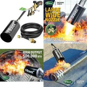 High Performance Propane Torch Weed Burner Torch, High Output 500,000 Btu, Weed