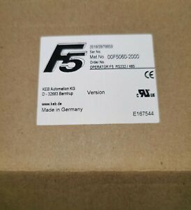 1PC New KEB F5 Control panel 00F5060-2000  With 12months warranty