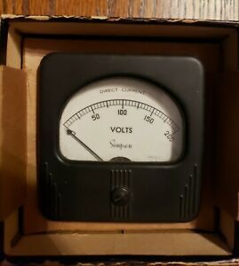Simpson Meter 0-200 DC Volts Model 27 Cat. 7430