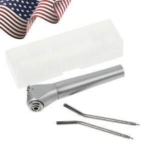 Dental 3 Way Air Water Spray Triple Syringe Handpiece 2 Nozzles Tips