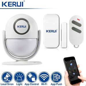 App Control KERUI WP6 Wifi Home House Security Alarm System Siren Door Sensor
