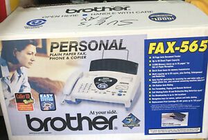 NIB Personal Plain Paper Brother FAX-565 Fax  Machine