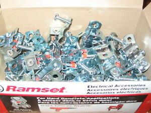 50 pcs RAMSET 1/2&#034; Conduit Clamp Powder Actuated Nails Hilti Remington 12CCSS10L