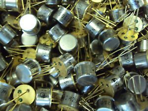 4c 25-QTY  2N2905 Transistor High Speed Switching 40 V, 600 mA, 3 W, TO-39 gold