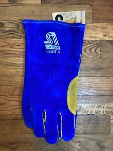 Steiner 025NT-X Natural Thumb Cowhide Welding Glove Heat Resistor Lined 14&#034;