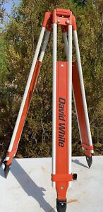 DAVID WHITE MODEL 9016 TRIPOD FOR AUTOMATIC LEVEL TRANSIT VERY GOOD CONDITION!