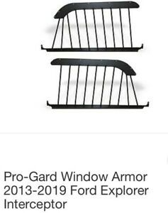Pro-Gard Window Armor 2013-2019 Ford Explorer Interceptor For Stock Door Panels