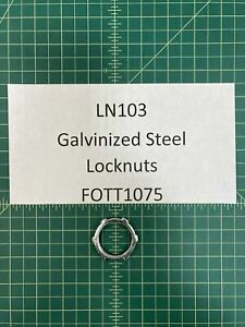 Steel City Galvanized Steel Locknuts