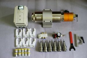 Combo ATC spindle motor BT30 5.5kw 220V 1500rpm~18krpm + VFD + 6pcs NBT30 +more