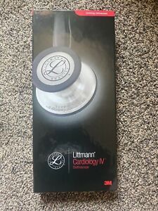 3M Littmann 6163 Stethoscope - Cardiology IV with Black Tubing 