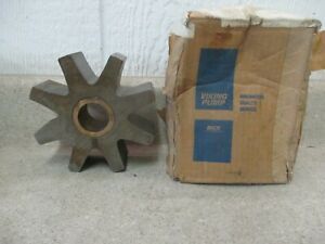 VIKING PUMP IDLER GEAR IRON &amp; IDLER BUSHING BRONZE #715952B NIB