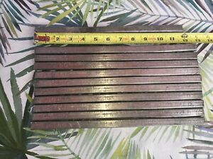 11 Bars of J.W. Harris Co. 50-50 Lead-bearing Silver Solder Tin-lead solder bars