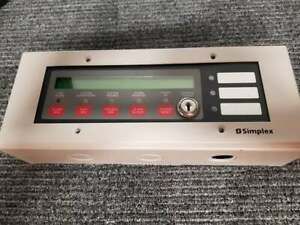 SIMPLEX 4606 LCD ANNUNCIATOR WITH BACK BOX FREE SHIPPING