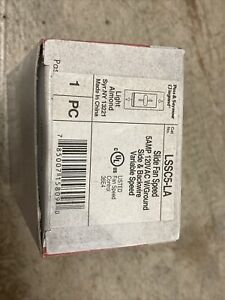 2pc PASS &amp; SEYMOUR LSSC5-LA SLIDE VARIABLE FAN SWITCH 5 AMP