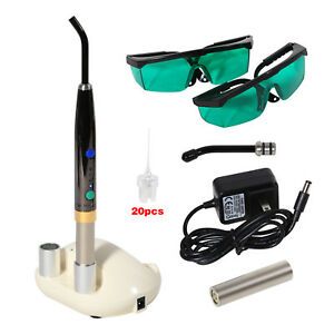 Dental Heal Laser Diode PAD Photo-Activated Disinfection Lamp Red Light + tips