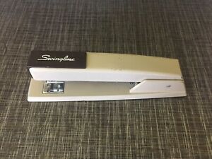 Vintage Swingline 747 Stapler 94-41 Made In USA 8&#034; Tan Brown Retro