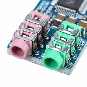 3Pcs Free Drive USB Sound Card Notebook Computer External Sound Card Module USB