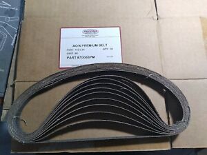 Preferred Abrasives Lot Of 10 1/2&#034; X 24&#034; 80 Grit Sanding Belts