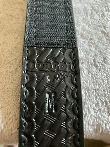 Boston 6520-3-M 1.5” Full hook and loop garrison belt basketweave Size M