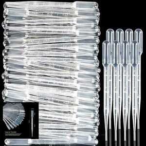 150PCS 3ML Plastic Transfer Pipettes Eye Dropper Disposable Essential Oils Makeu