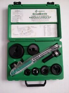 GREENLEE  7238SB SLUGBUSTER KNOCKOUT PUNCH SET WRENCH DRIVER 1/2&#039;&#039;-2&#039;&#039; CONDUIT