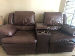 2 Recliner Sofas Couches .
