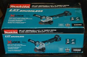 Makita XAG26Z 18V LXT 4-1/2” / 5” Paddle Switch X-LOCK Angle Grinder Brushless