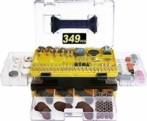 Rotary Tool Accessories Kit Longmate 349 Piece 1/8 Inch Shanks Electric Tool ...