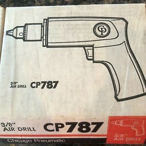 Chicago Pneumatic 3/8&#034; Air Drill CP 787