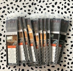 100pk / 1200 Electrode TIG Welding Tungsten Electrode 2% Thoriated (Red) 3/32&#034;x7
