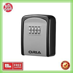Wall Mounted 4 Digit Combination Password Code Key Lock Storage Box Heavy Duty