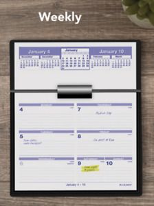 2022 AT A GLANCE SW705X50 FLIP A WEEK DESK CALENDAR REFILL JANUARY - DECEMBER