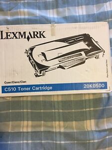 New Genuine Lexmark C510 High Yield Toner Cartridge!! Cyan