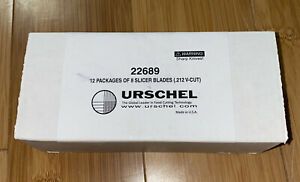 New Urschel 22689 URSCHEL KNIFE, 12 Packages Of 8 Slicer Blades .212 V-cut, BFF