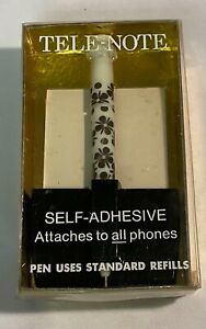 Vintage Notepad With Pen Post-it Note Phones