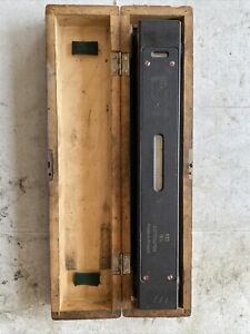 NICE VIS 12&#034; MACHINIST PRECISION LEVEL 0.0005IN / 10IN MADE IN POLAND
