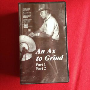Forest Service instructional vhs,&#034; an axe to grind&#034; 99-01-MTDC