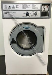 Wascomat W630 Washer, 30Lb, White, Coin, 220V, 3Ph, Reconditioned