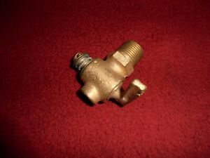 N.O.S Brass Pet Cock Drain Valve Hit &amp; Miss Gas Engine Stover Fuller &amp; Johnson !