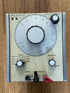 HP Hewlett Packard 204c Oscillator Sine Wave Frequency Generator Vintage
