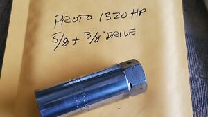 Proto Challenger 1320-HP Spark Plug Socket  3/8&#034; Drive x 5/8&#034; USA Deep Well