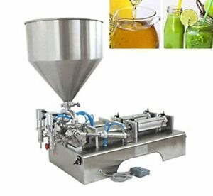 Pneumatic Paste Cosmetic Filling Machine for Cream Shampoo 10-300ml Double Nozzl